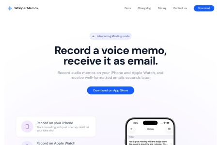 Whisper Memos
