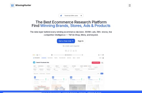 Winninghunter –找到暴款电商产品工具