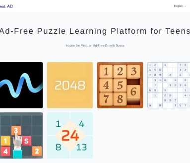 Withoutad|青少年专属的益智与学习平台