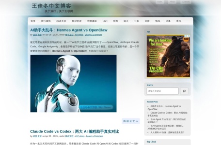 王佳冬中文博客