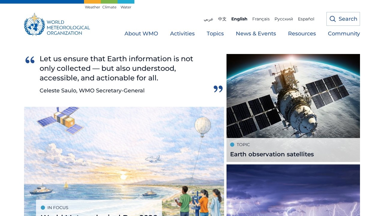 世界气象组织(WMO)