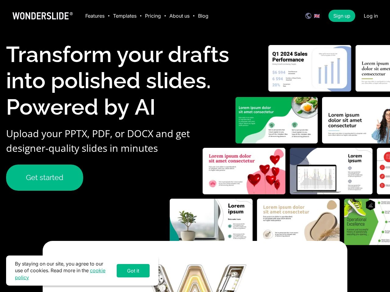 Wonderslide官网 – 设计令人惊叹的演示文稿