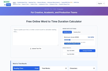 WordToTime