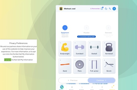 Workout.cool-我爱网址导航