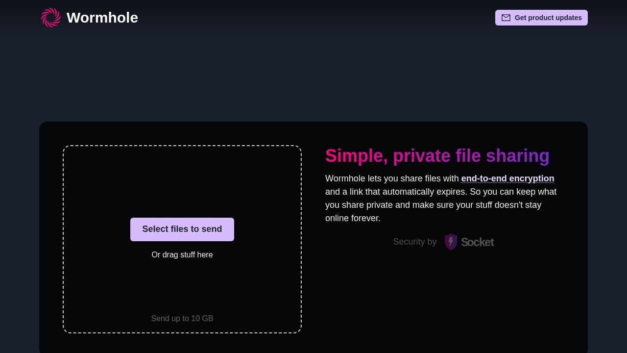 wormhole虫洞文件共享