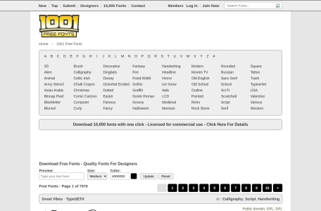 1001FreeFonts