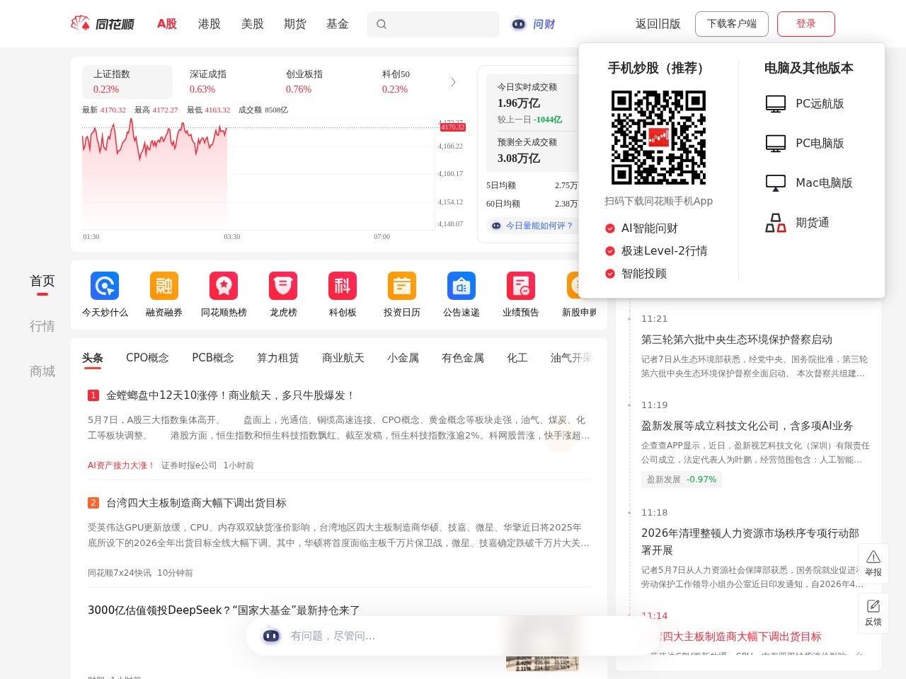 同花顺财经