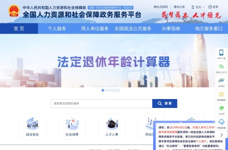 12333全国人社政务服务平台