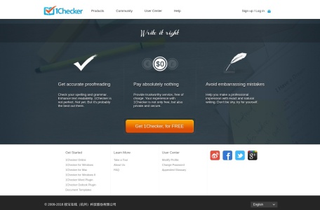 1Checker(易改)-我爱网址导航