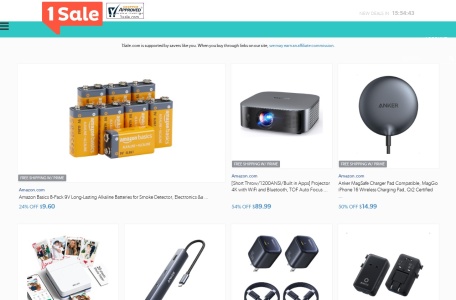 1 Sale_1Sale是一家成立于2006年的促销折扣网站，隶属于1SaleADay L.L.C公司