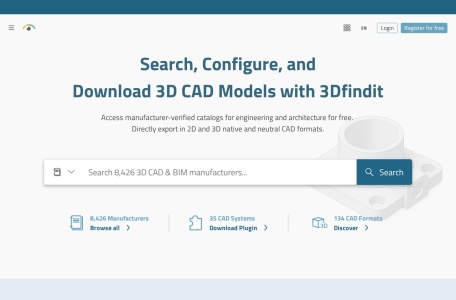 3Dfindit – 免费下载3D CAD模型平台