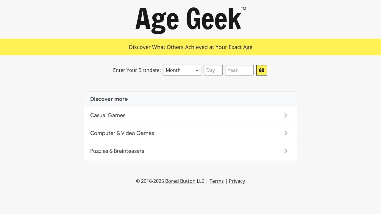 Age Geek