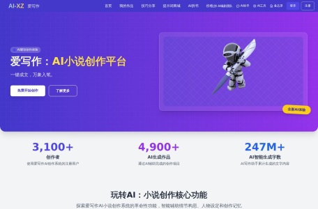 AI小说创作系统