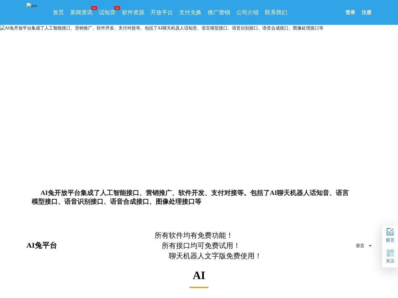 话知音 – 人工智能服务平台