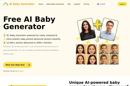 Free AI Baby Generator – Reveal Your Future Baby’s Face In Seconds