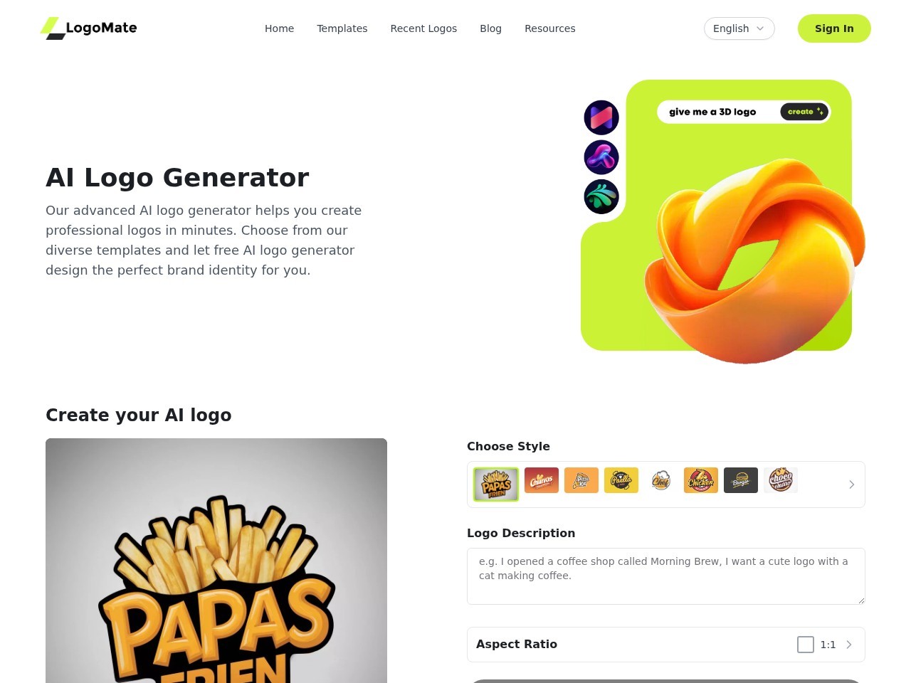 AI Logo Generator