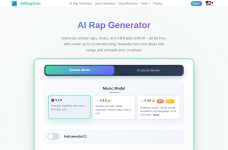 AIRapGen-我爱网址导航