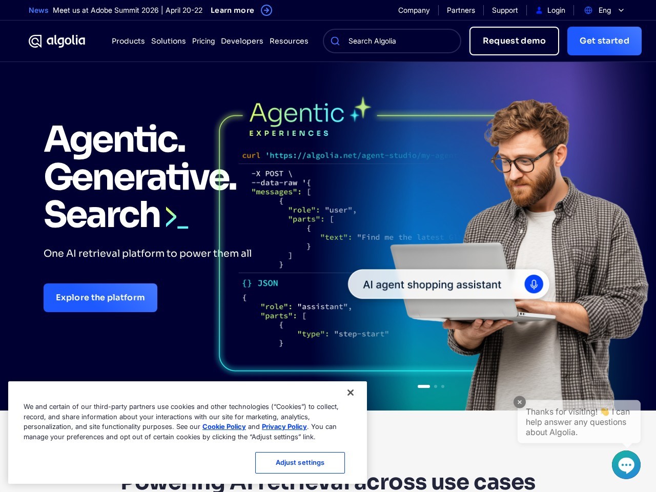 Algolia – 领先的 AI 搜索引擎