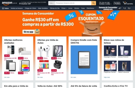 巴西飙升榜_亚马逊巴西站飙升榜