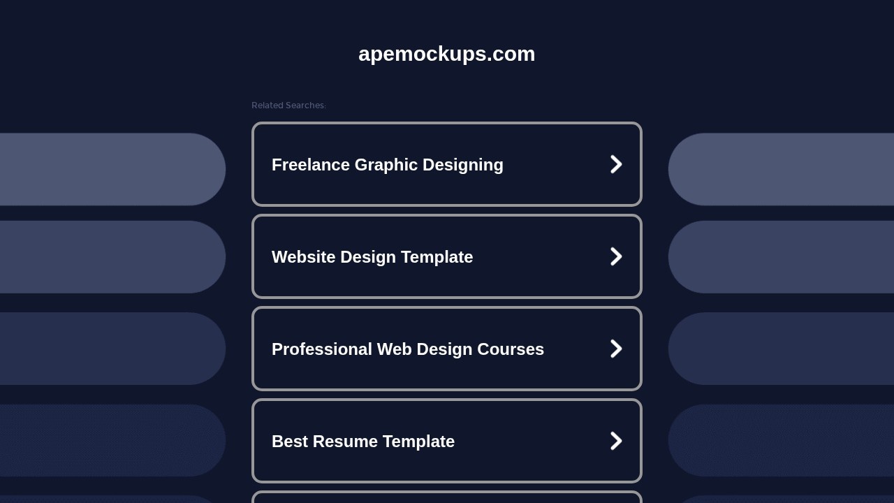 Apemockups