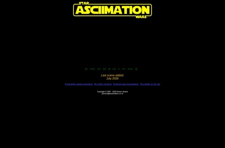 STAR WARS ASCIIMATION – Main Page