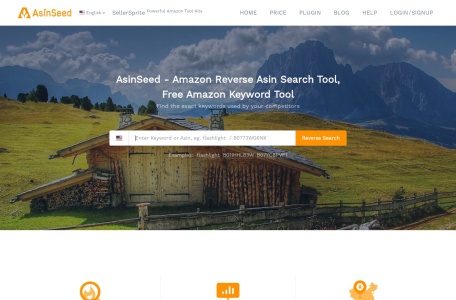 AsinSeed – 超准确的亚马逊关键词反查工具
