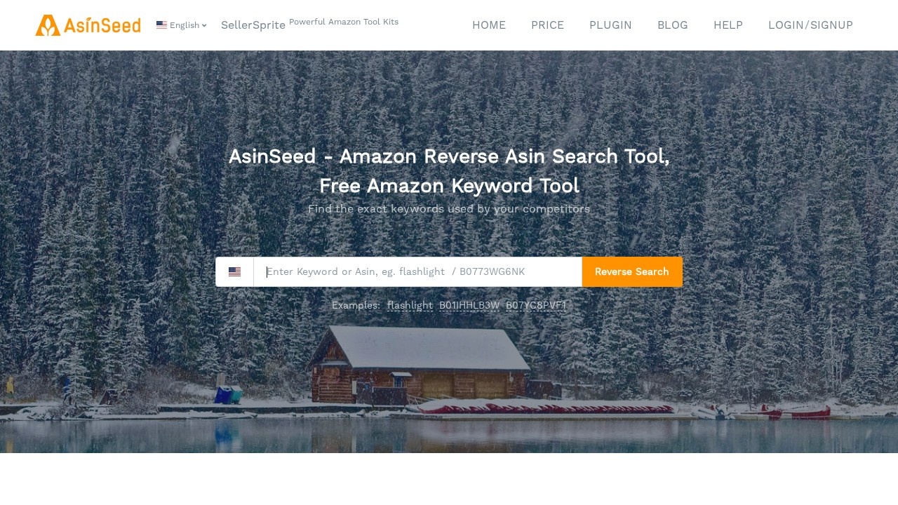 AsinSeed – 超准确的亚马逊关键词反查工具