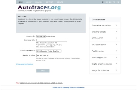 Online Image Vectorizer