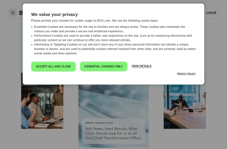 BCG – 波士顿_世界领先的商业战略咨询机构