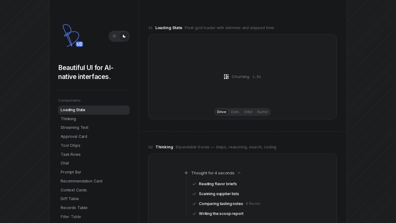 Beautiful UI