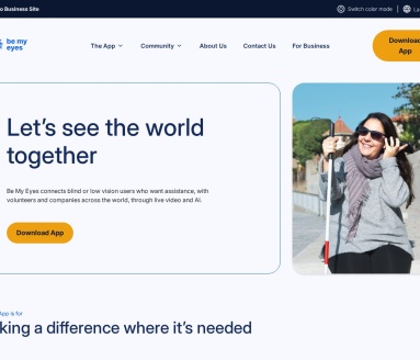 Be My Eyes虚拟志愿者