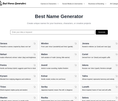 Best Name Generator
