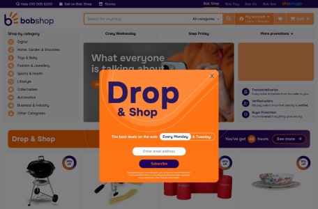 Bob Shop_南非基于互联网拍卖模型的在线电子商务平台