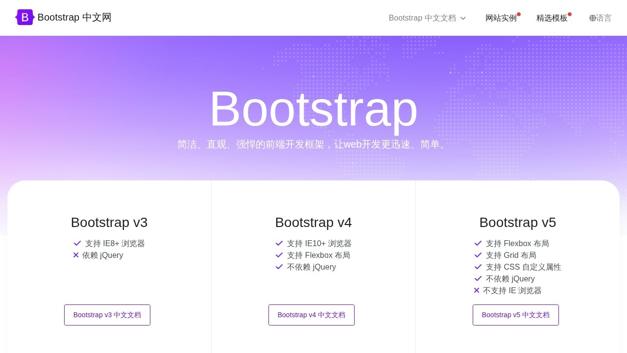 Bootstrap中文网