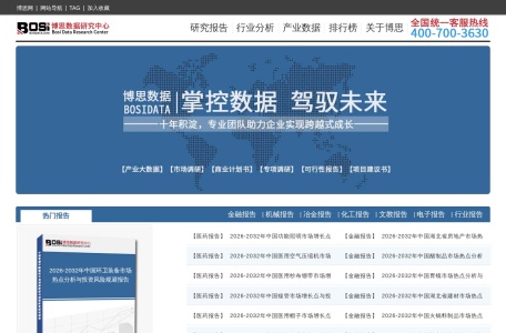 博思网-博思数据研究中心旗下权威市场分析、行业调研门户网站
