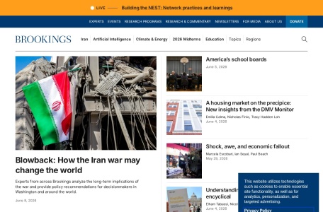 Brookings – Quality. Independence. Impact.