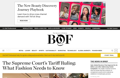 Business of fashion (BOF)-我爱网址导航