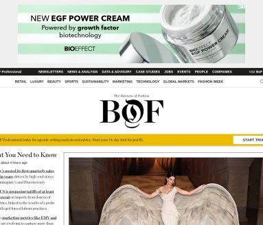 Business of fashion (BOF)