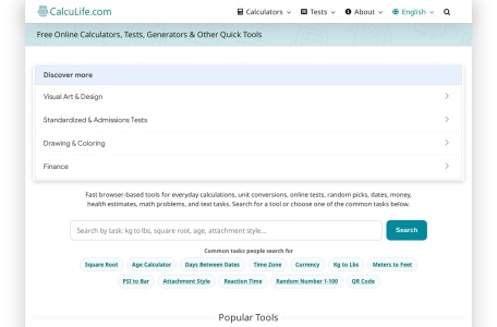 Free Online Calculators