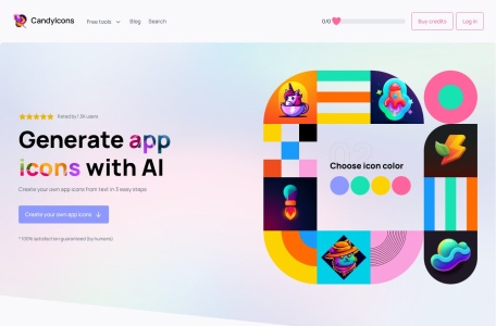 CandyIcons – AI 智能应用图标生成器