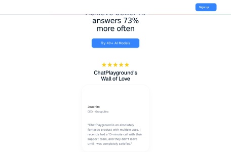 AI Playground翻译站点