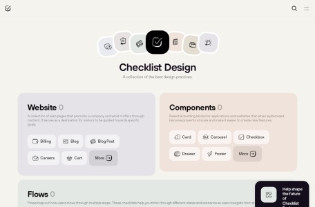 Checklist Design