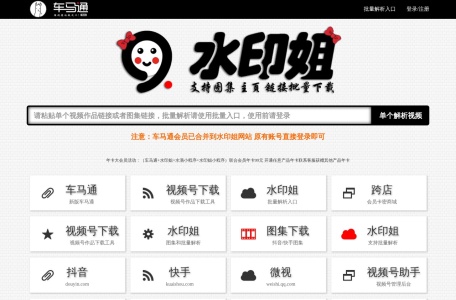 车马通视频解析