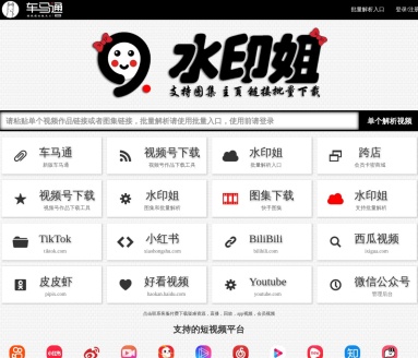 车马通视频解析