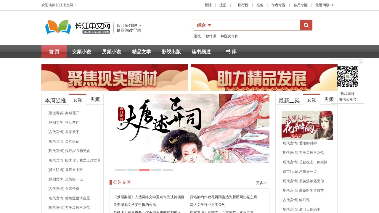 长江中文小说网