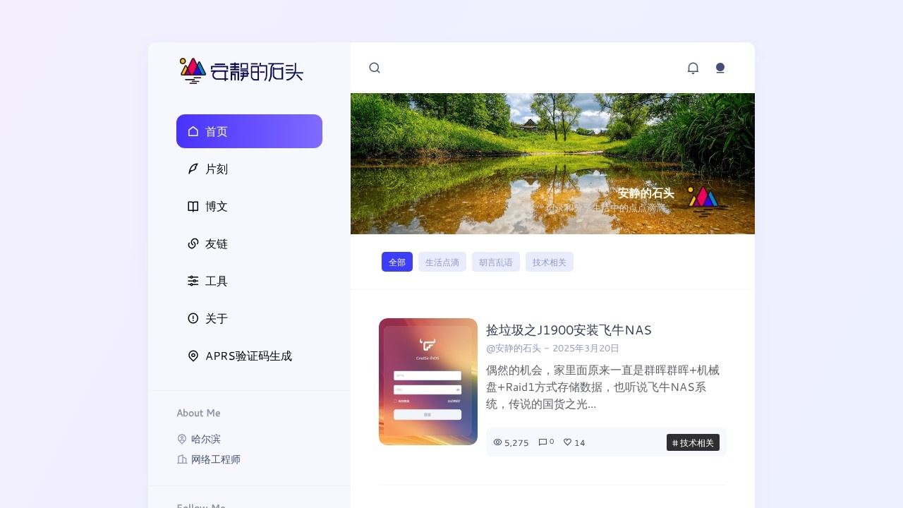 安静的石头