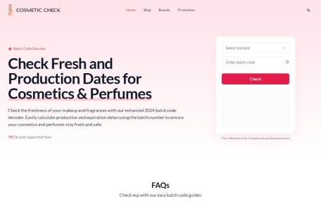 CosmeticCheck 批号查询