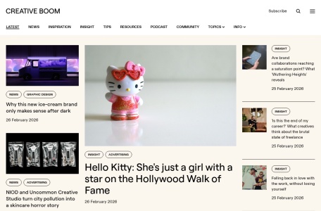 Creative Boom-我爱网址导航