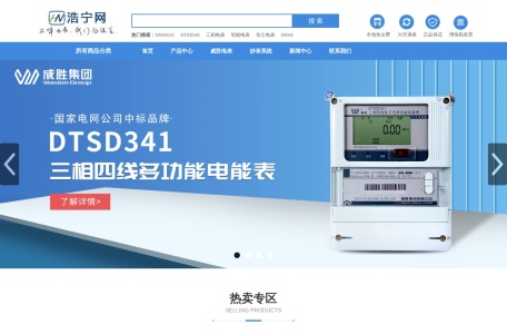威胜智能电表_三相电能表_预付费电表_多功能远传电表 – 浩宁网