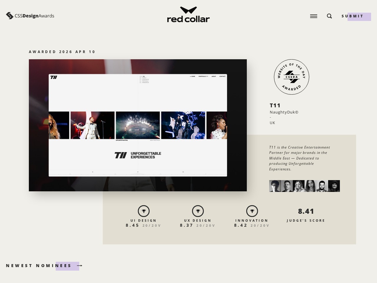 CSS Design Awards